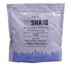 Saga Nysha Decoloracion Bleaching Powder Blue Plex 500GR